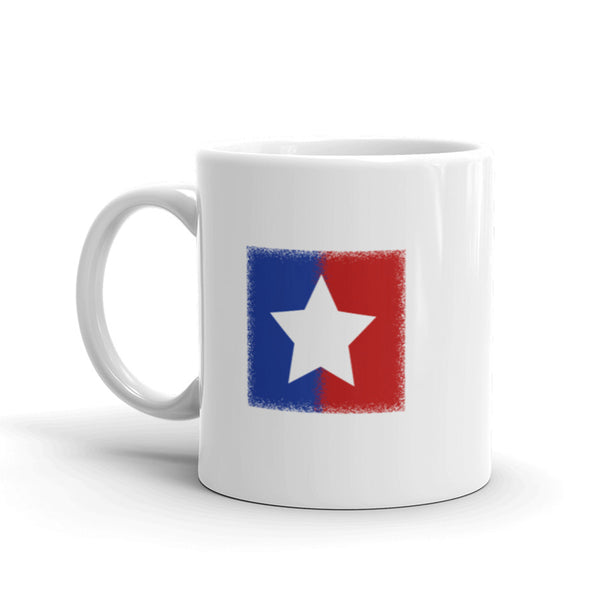 American Unity Star Patriotic Mug with Color Accents (More Colors)