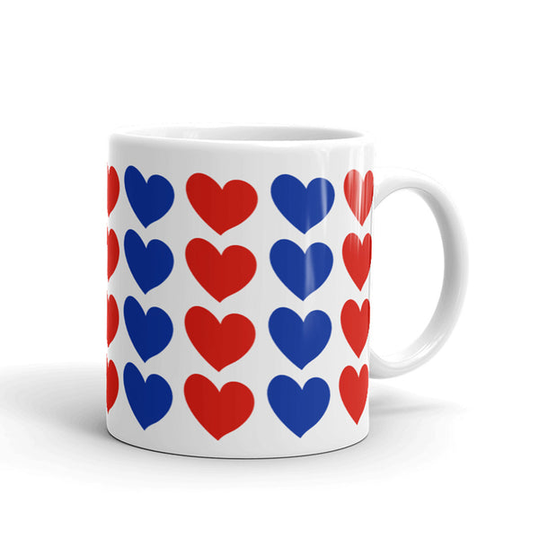 Love America Patriotic Mug with Color Accents (More Colors)