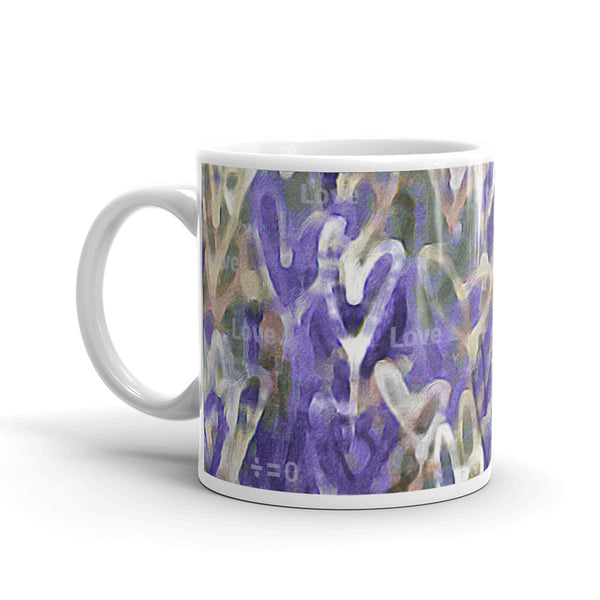 Purple Love Mug with Color Accents (More Colors)