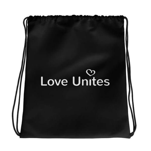 Love Unites Heart Drawstring Bag (More Colors)