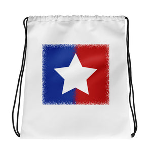 American Unity Star Patriotic Drawstring Bag