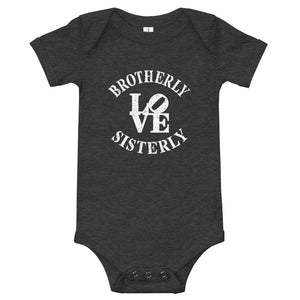 Brotherly Love Sisterly Love Baby Onesie (More Colors)