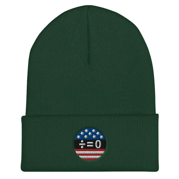 American Unity Symbol Patriotic Cuffed Beanie (More Colors)