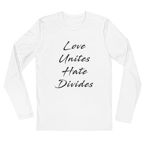 Love Unites Men's Long Sleeve Fitted Tee