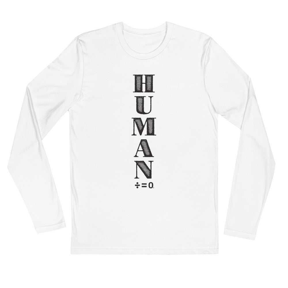 Human Long Sleeve Fitted Tee