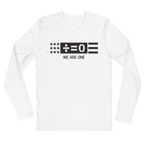 Divided Country Long Sleeve Fitted Patriotic Tee