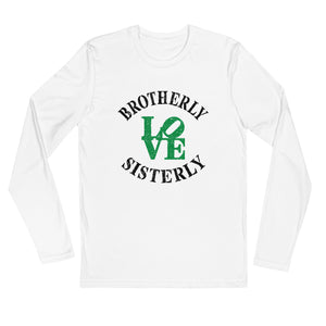 Eagles Brotherly Love Sisterly Love Long Sleeve Fitted Tee (More Colors)