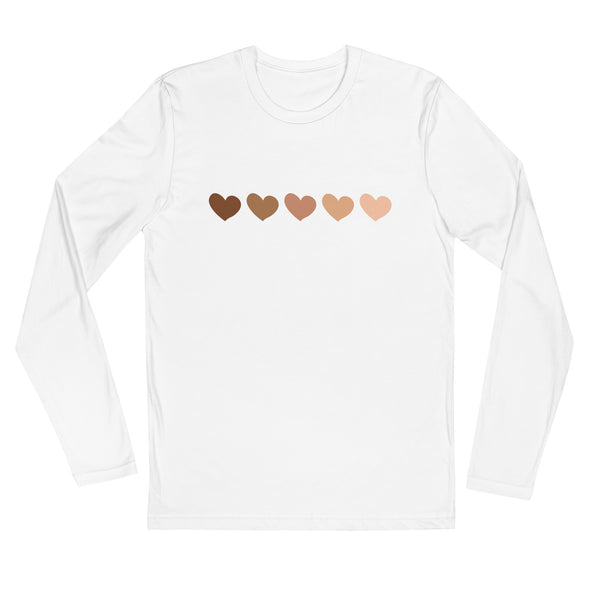 One Human Race Long Sleeve Fitted Tee (More Colors)