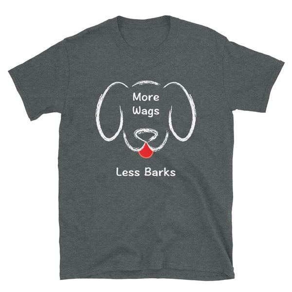 More Wags Less Barks Unisex Tee (More Colors)