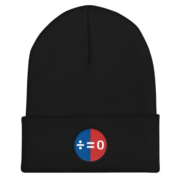 Red, White & Blue Unity Symbol Patriotic Cuffed Beanie (More Colors)