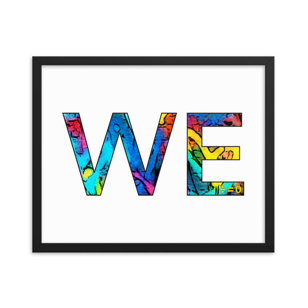 We Framed Photo Paper Poster