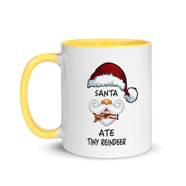 Santa Ate Mug with Color Accents (More Colors)