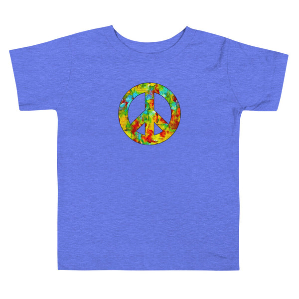Peace Sign Toddler Short Sleeve Tee (More Colors)