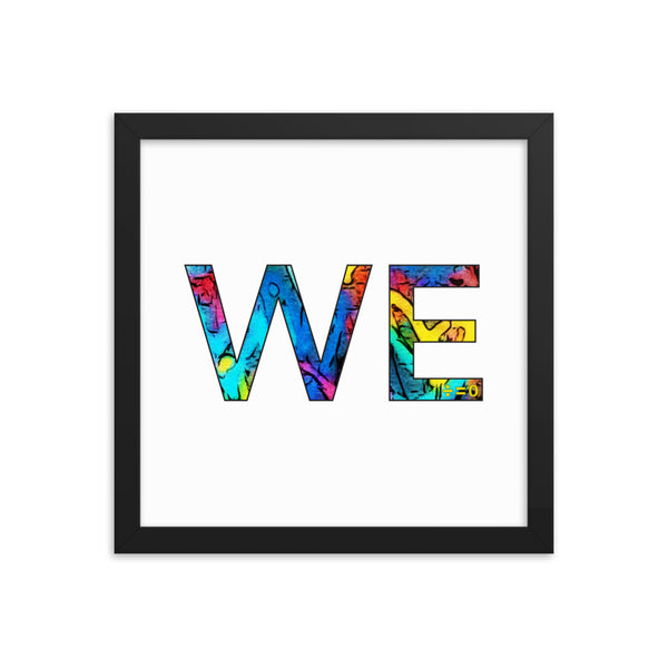 We Framed Photo Paper Poster