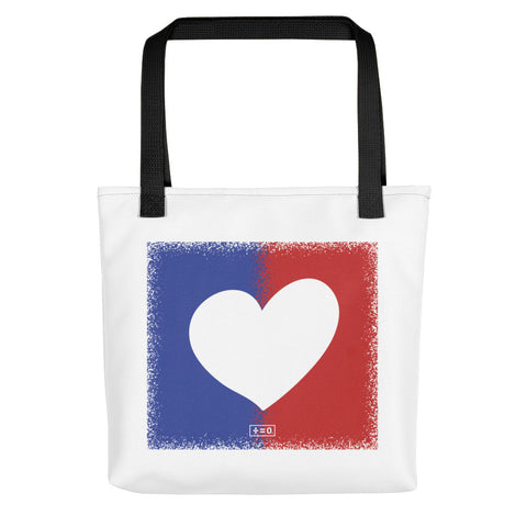 American Unity Heart Patriotic Tote Bag