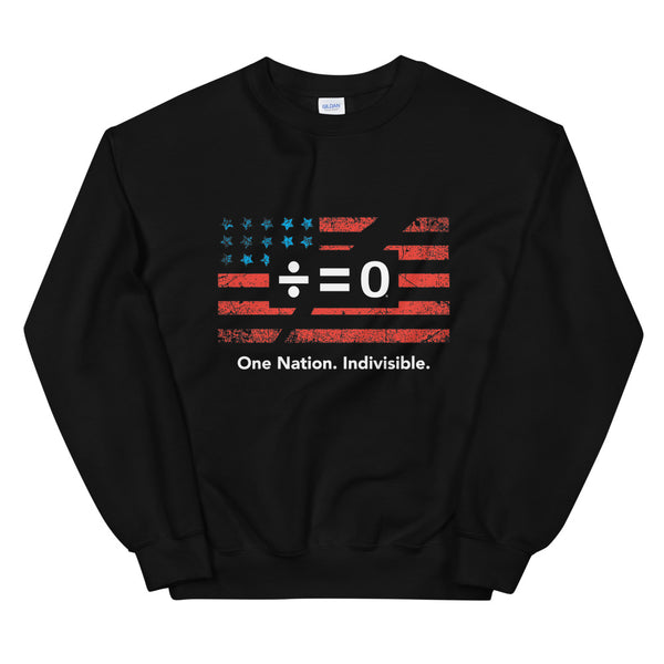 One Nation Unisex Patriotic Sweatshirt (Dark/More Colors)