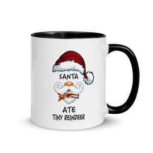 Santa Ate Mug with Color Accents (More Colors)