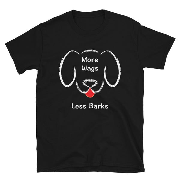 More Wags Less Barks Unisex Tee (More Colors)