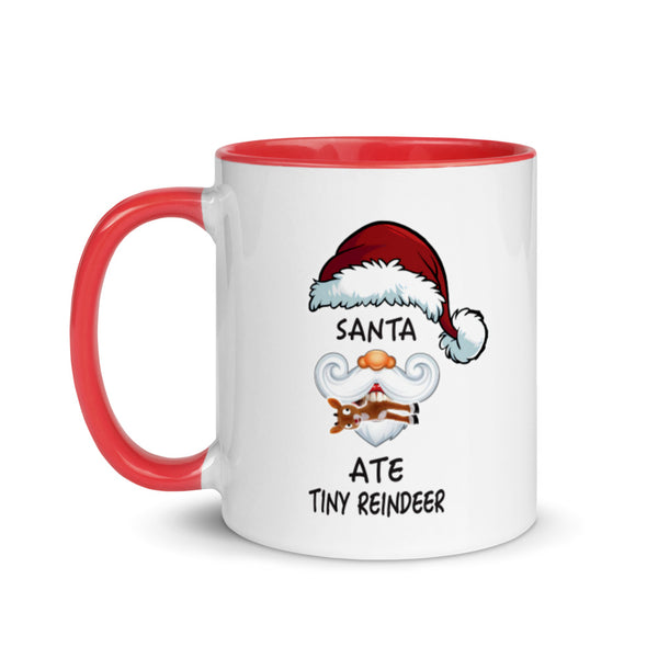 Santa Ate Mug with Color Accents (More Colors)