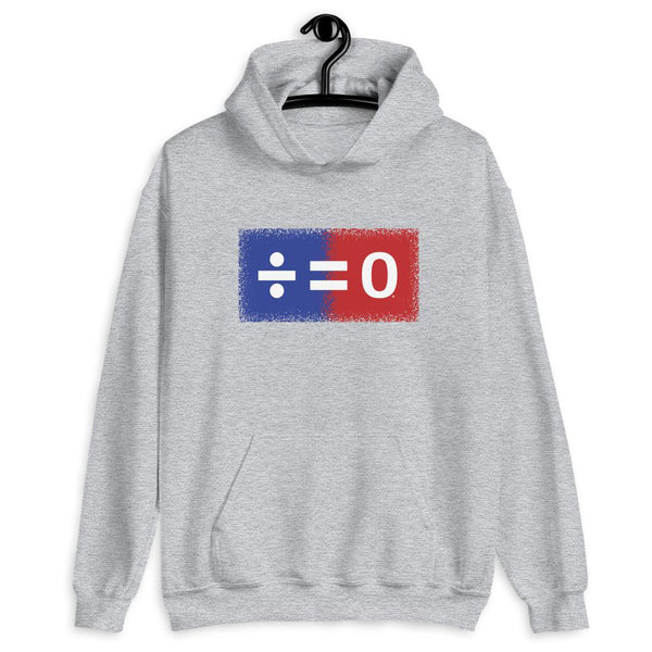 Red, White & Blue Unity Square Unisex Hooded Patriotic Sweatshirt (More Colors)