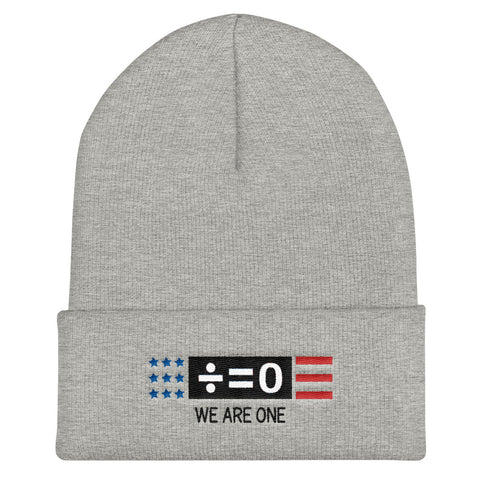 Divided Country Cuffed Patriotic Beanie (More Colors)
