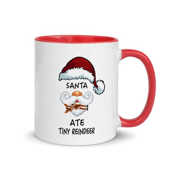 Santa Ate Mug with Color Accents (More Colors)