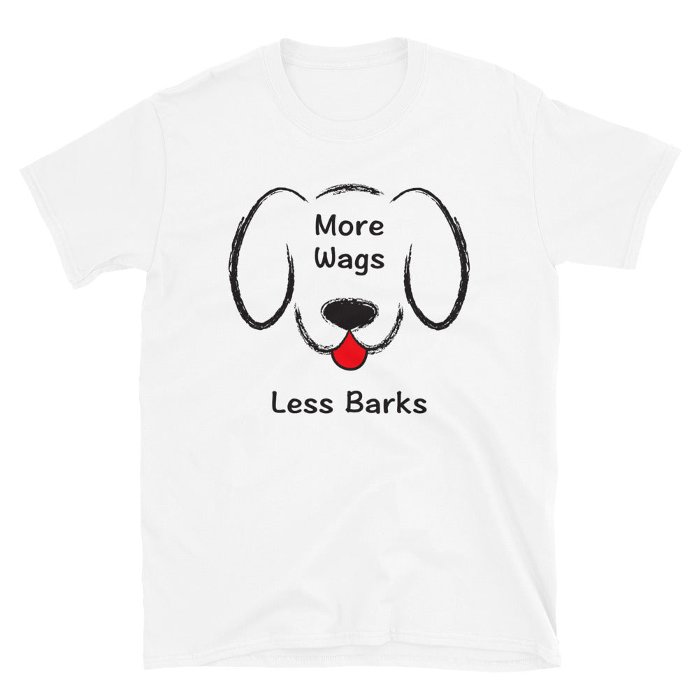 More Wags Less Barks Unisex Tee (More Colors)