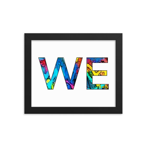 We Framed Photo Paper Poster