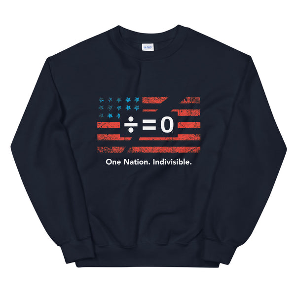 One Nation Unisex Patriotic Sweatshirt (Dark/More Colors)