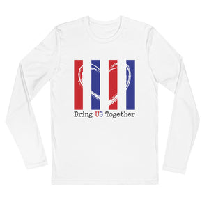 Bring US Together Long Sleeve Fitted Patriotic Tee