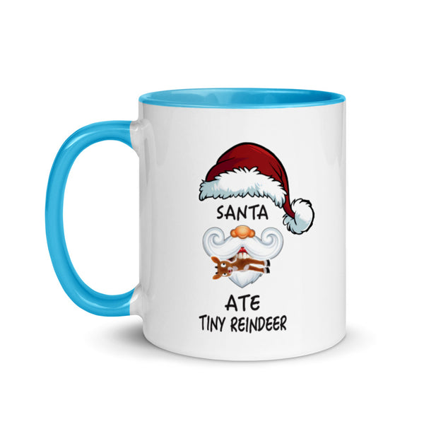 Santa Ate Mug with Color Accents (More Colors)