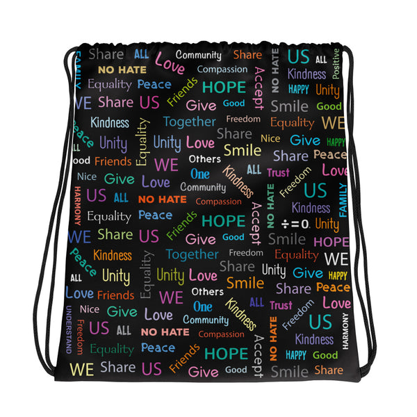Kind Words Drawstring Bag (More Colors)