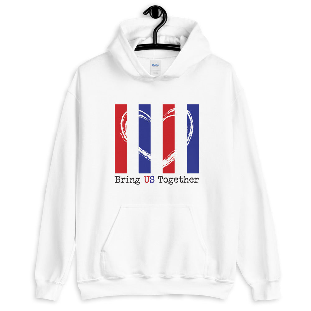 Bring US Together Unisex Hooded Patriotic Sweatshirt (More Colors)