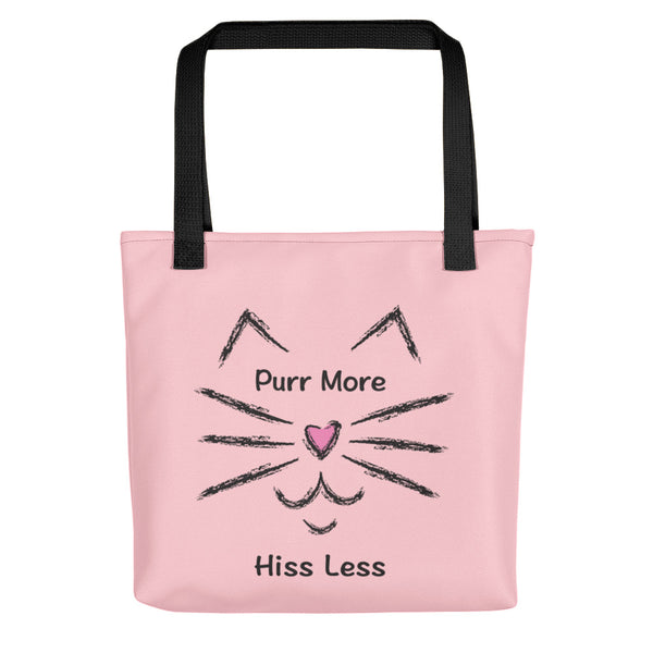 Purr More Hiss Less Tote Bag (More Colors)