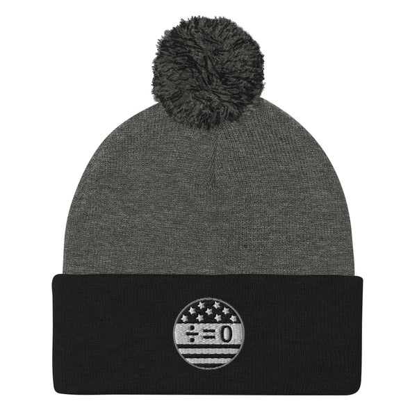 American Unity Symbol Patriotic Pom Pom Knit Cap (More Colors)