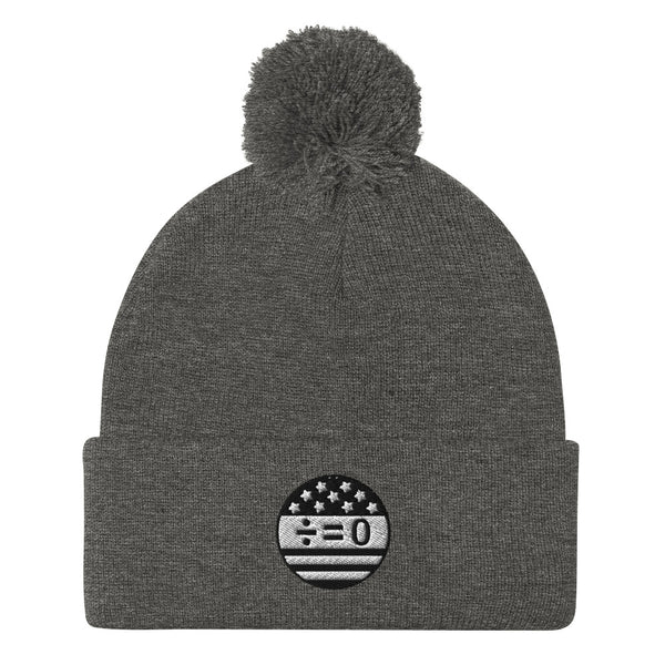 American Unity Symbol Patriotic Pom Pom Knit Cap (More Colors)