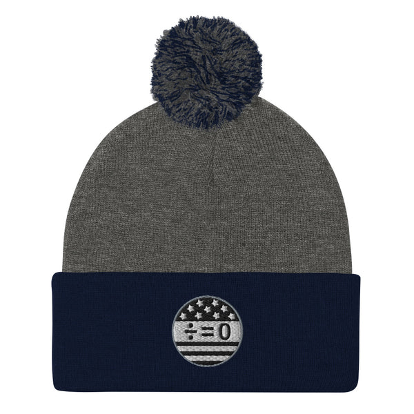 American Unity Symbol Patriotic Pom Pom Knit Cap (More Colors)