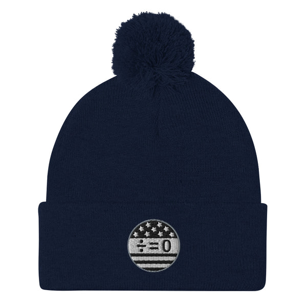 American Unity Symbol Patriotic Pom Pom Knit Cap (More Colors)