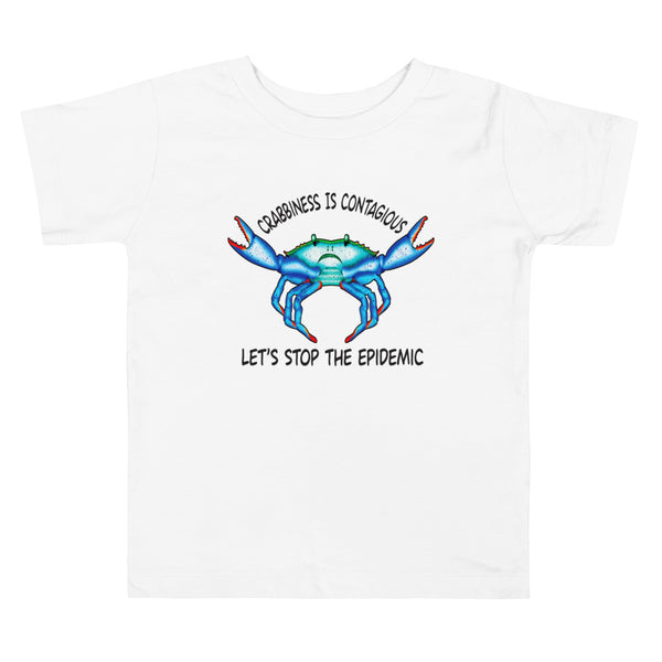 Crabby Toddler Short Sleeve Tee (More Colors)