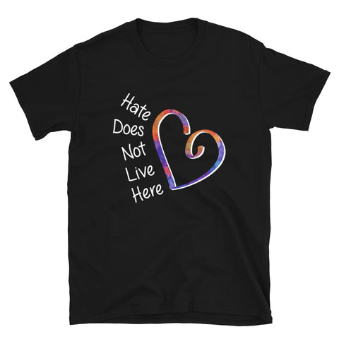 Hate Does Not Live Here Heart Unisex Tee (More Colors)