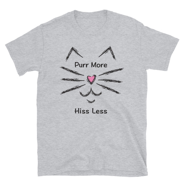 Purr More Hiss Less Unisex Tee (More Colors)
