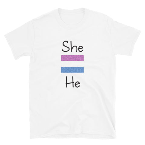 She Equals He Unisex Tee (More Colors)