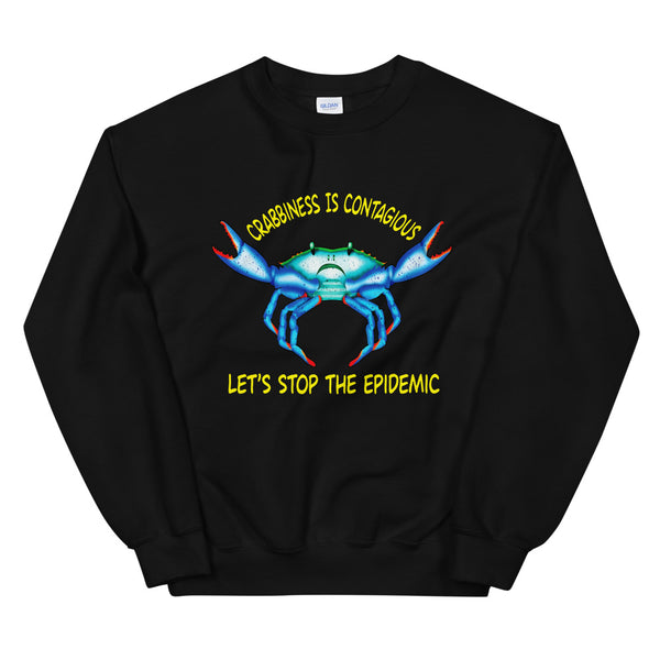 Crabby Unisex Sweatshirt (Dark/More Colors)