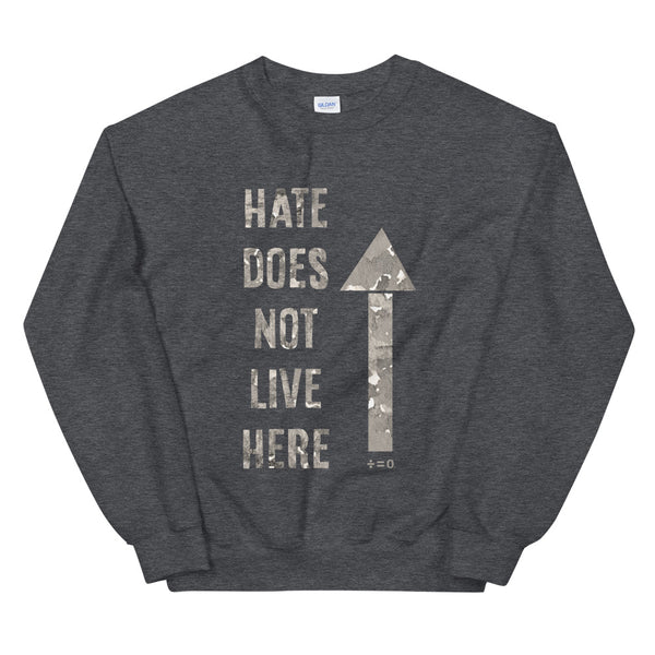 Hate Does Not Live Here Unisex Sweatshirt (Neutral/More Colors)