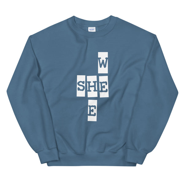 We She He Unisex Sweatshirt (Dark/More Colors)