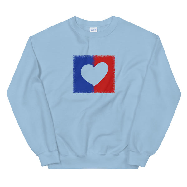 American Unity Heart Unisex Patriotic Sweatshirt (More Colors)