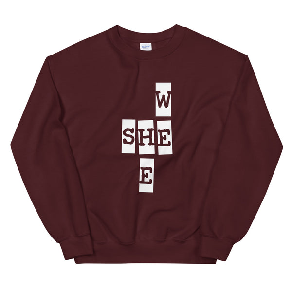 We She He Unisex Sweatshirt (Dark/More Colors)