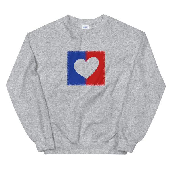 American Unity Heart Unisex Patriotic Sweatshirt (More Colors)