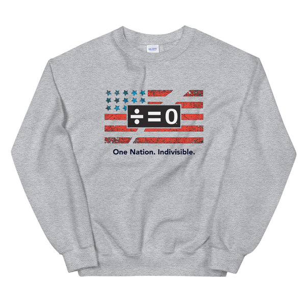 One Nation Unisex Patriotic Sweatshirt (More Colors)