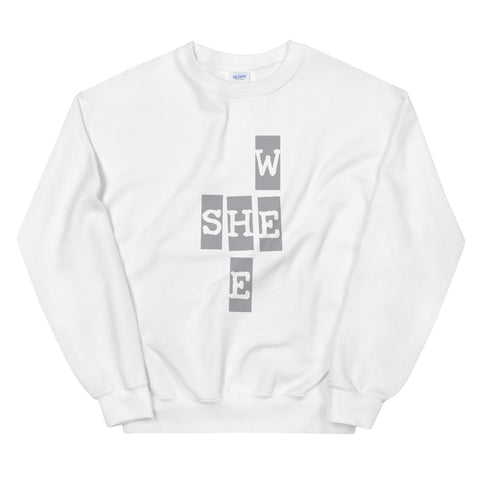 We She He Unisex Sweatshirt (Gray/More Colors)